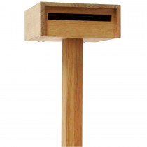 Woody Todd Freestanding Rosewood Letterbox by robertplumb.